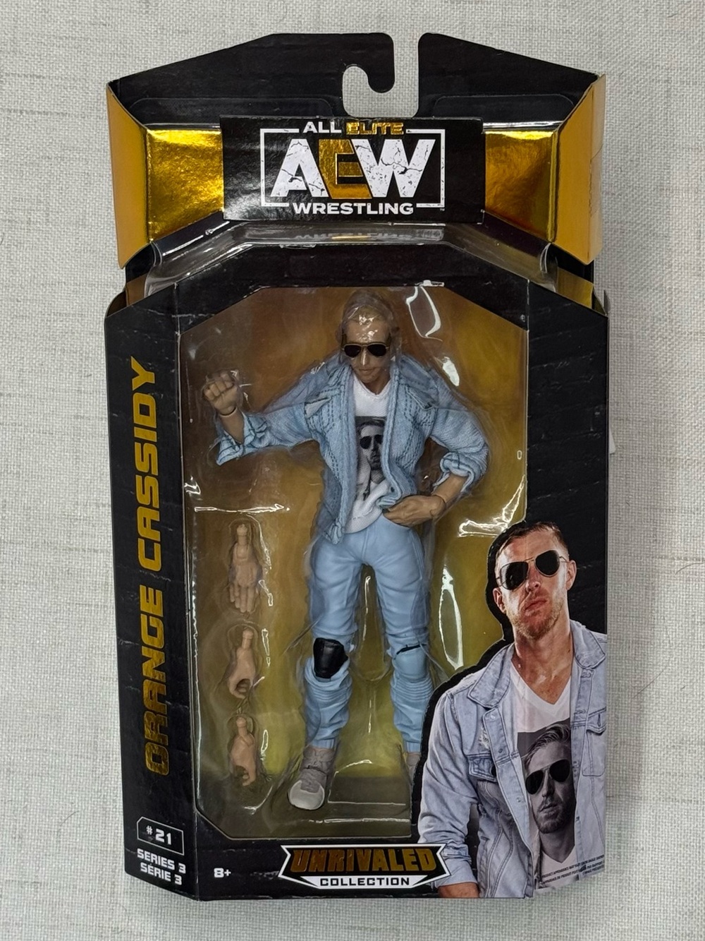 2021 AEW Jazwares Unrivaled Collection Series 3 #21 Orange Cassidy
